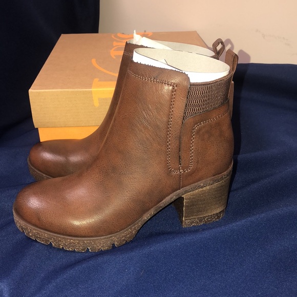 COPY - Korks Elsie brown ankle boots New with box size 8.5, - Picture 3 of 7